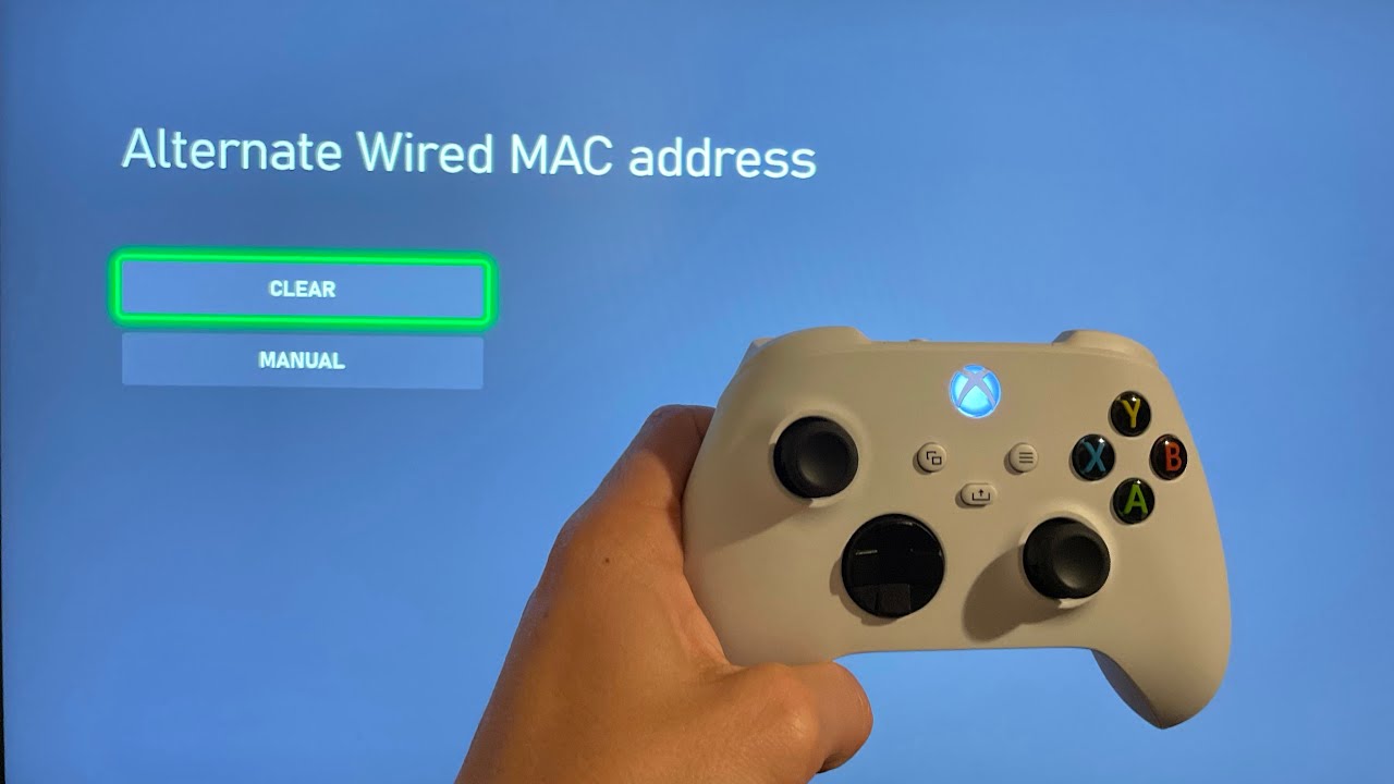 set mac address for xbox on router